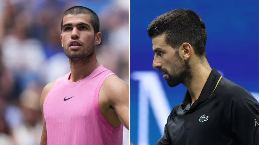 When do Carlos Alcaraz and Novak Djokovic play at the U.S. Open: track record