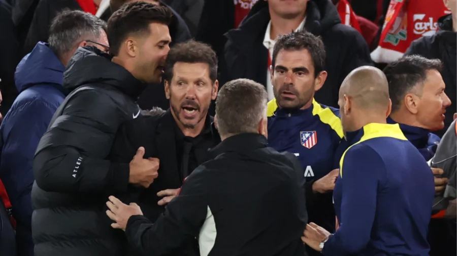 Liverpool-Atletico Madrid, gesture at Simeone who goes on a rampage