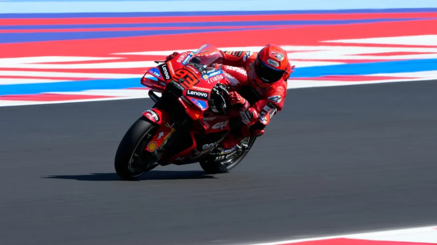 Marc Marquez lines up Bezzecchi, Morbidelli and Bagnaia in Misano pre-qualifying