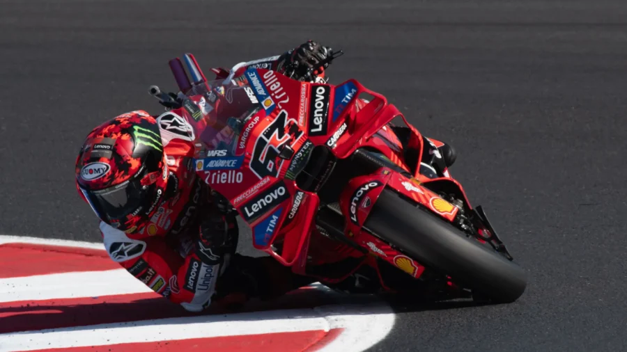 Pecco Bagnaia climbed back up the ladder in Misano pre-qualifying session