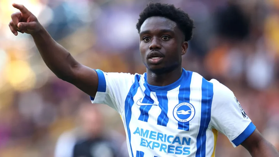 Tariq Lamptey, last minute purple shot from&apos;England