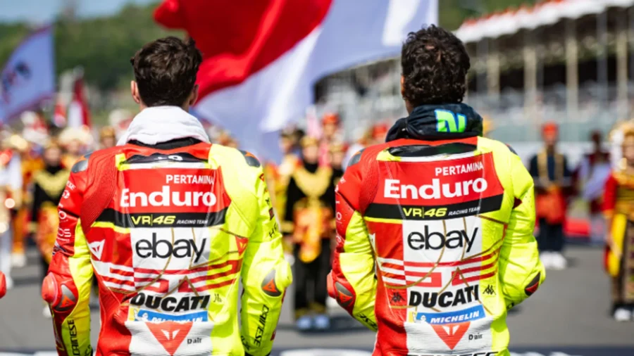 Morbidelli and Di Giannantonio in&apos;unison: "Tough race but thanks Indonesia"