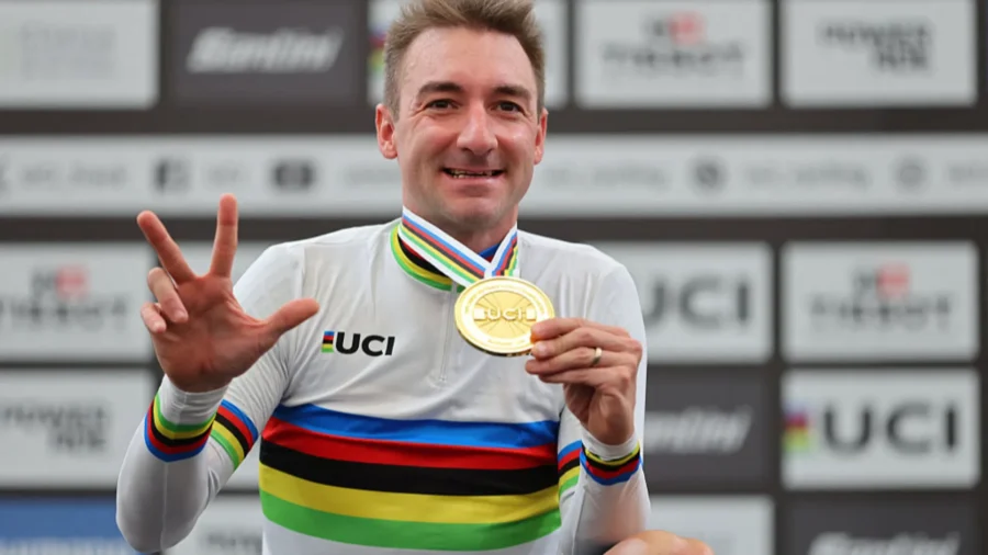 Elia Viviani, fairytale cycling farewell with World Championships gold medal