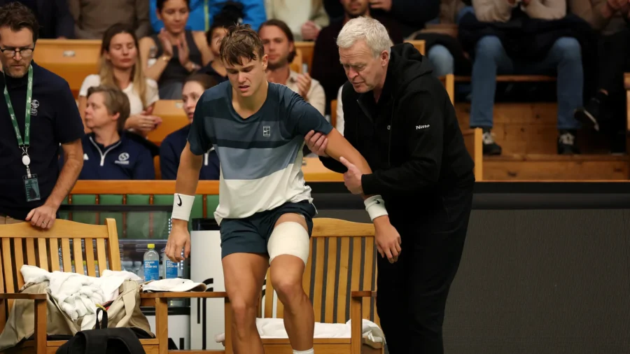 Serious injury for Holger Rune