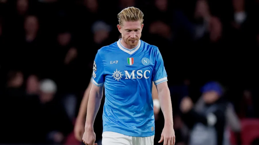 Tegola for Napoli, Kevin De Bruyne’s 2025 is already over