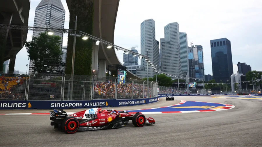 Singapore, only Fernando Alonso better than Charles Leclerc