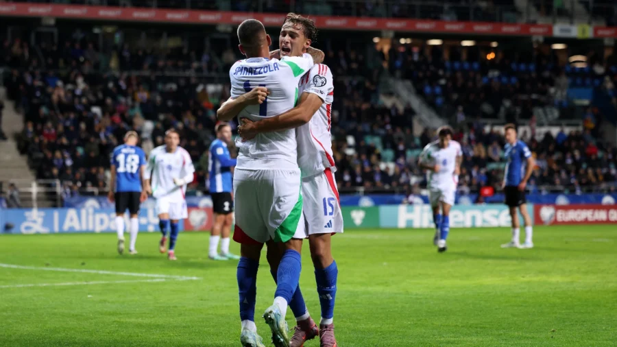 Italy returns from Estonia with three more points: scoring Kean (later injured), Retegui and Esposito