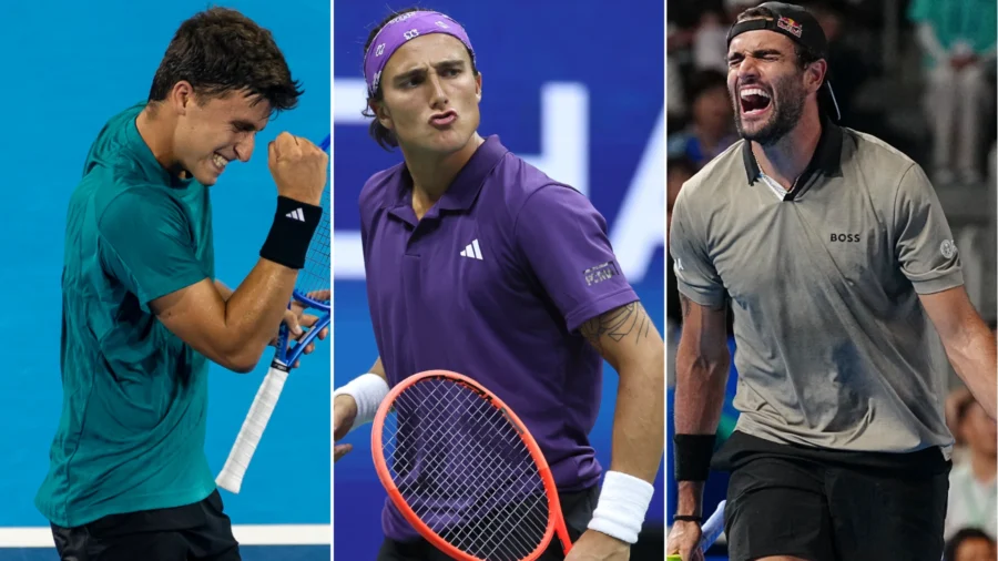 Shanghai Masters 1000: Luca Nardi and Mattia Bellucci smile, Matteo Berrettini does not