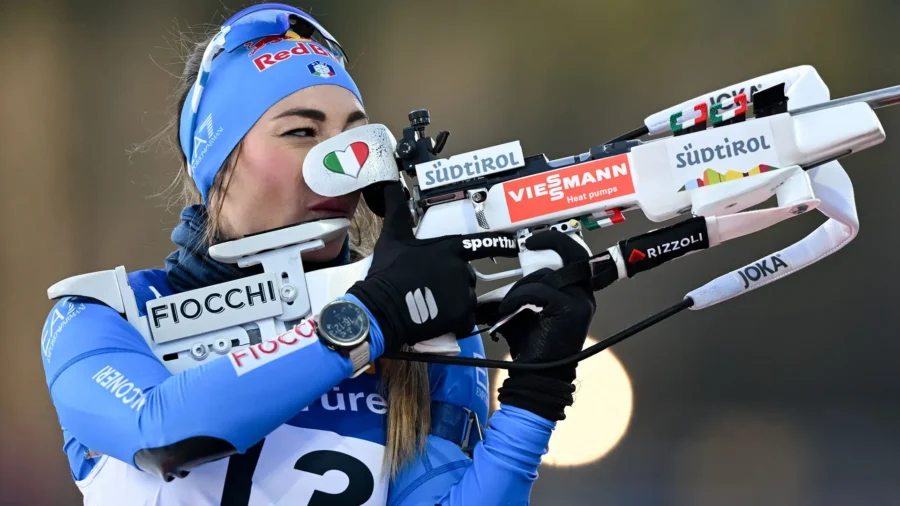Dorothea Wierer on the podium, Lisa Vittozzi almost