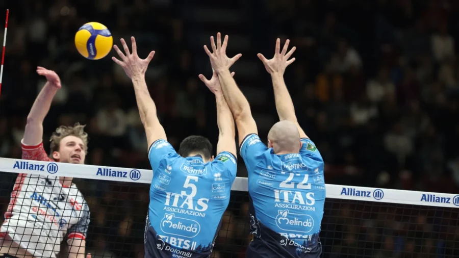 Itas Trentino, third-place hit at Assago Forum