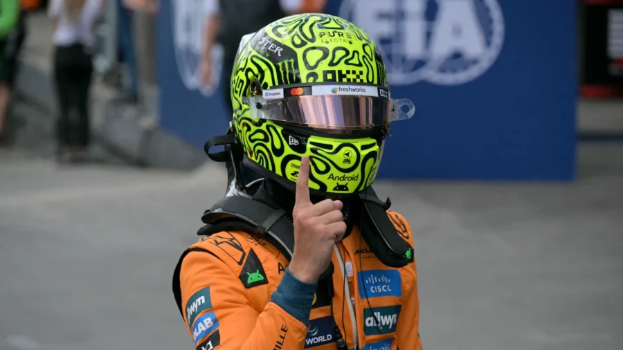 Lando Norris on pole at Interlagos, Kimi Antonelli takes front row away from Charles Leclerc’s Ferrari
