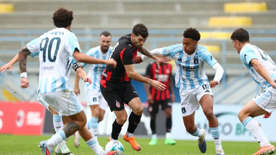 Milan beaten in friendly match by Virtus Entella