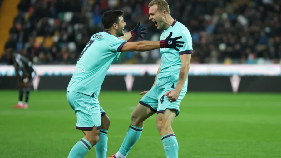 Bologna privateer in Udine: Pobega scores a double, Bernardeschi wraps it up in the recovery