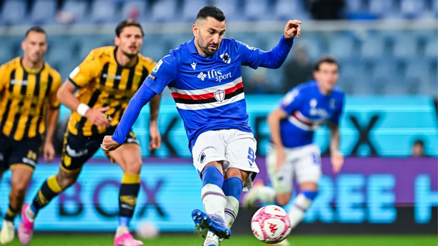 Sampdoria rises again, a penalty kick folds Juve Stabia