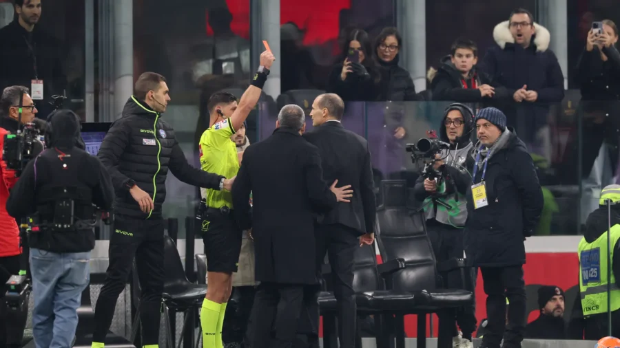 Massimiliano Allegri disqualified and fined after Milan-Lazio