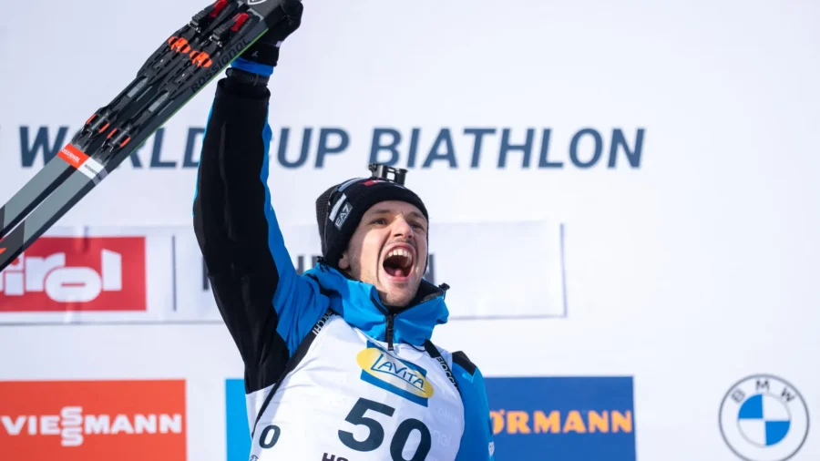 Tommaso Giacomel da urlo: wins the Hochfilzen sprint